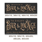 Bar & Lounge Sign
