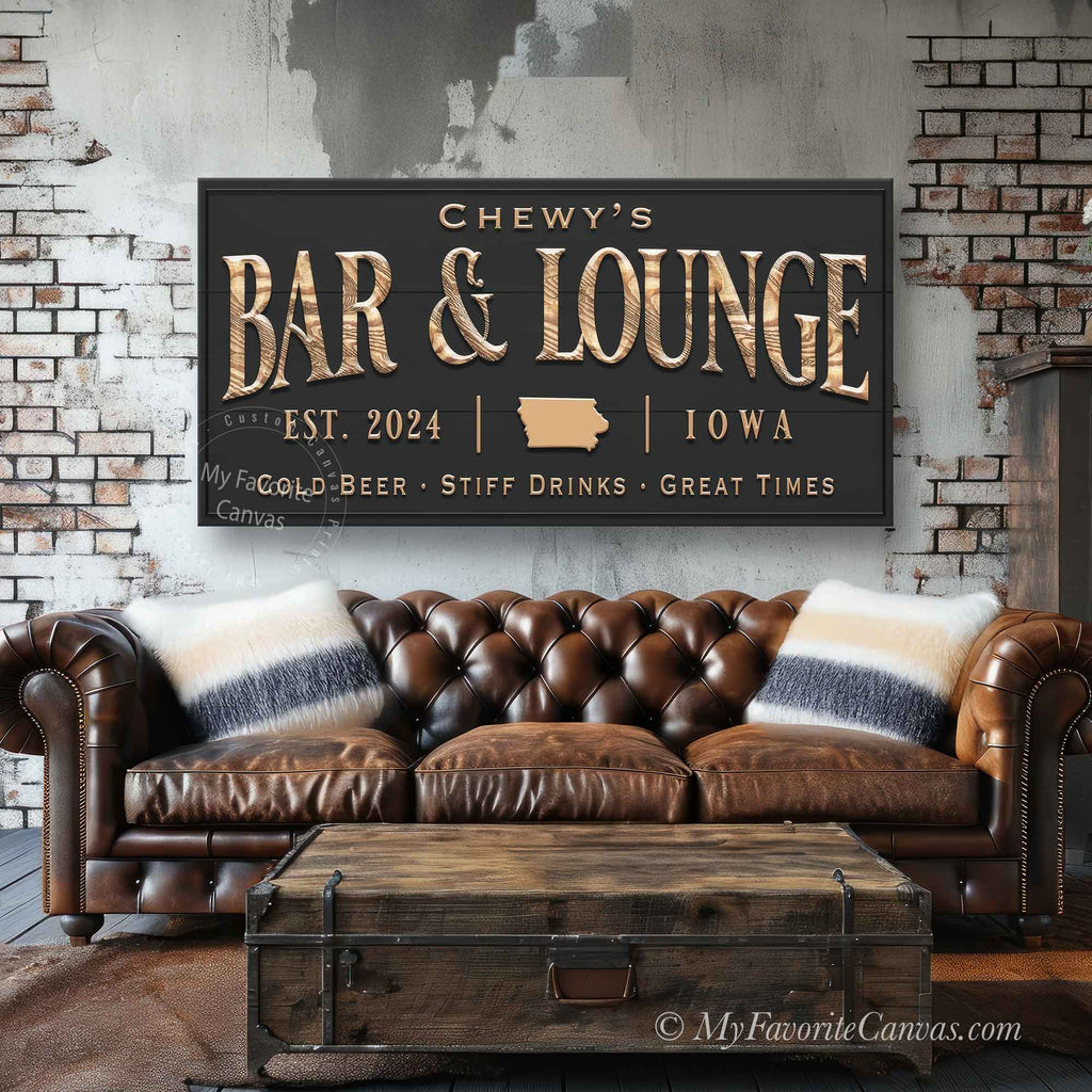 Bar & Lounge Destination Sign