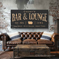 Bar & Lounge Destination Sign
