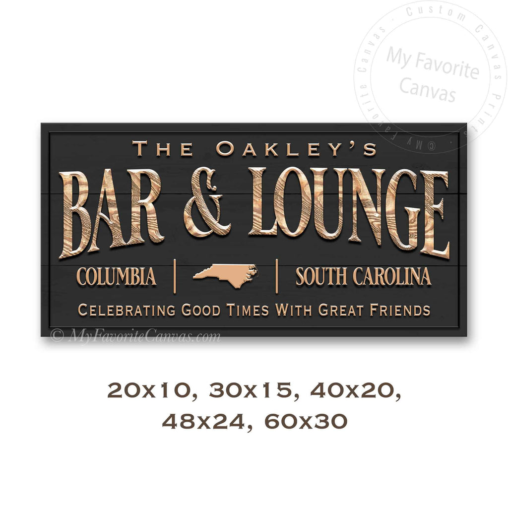 Bar & Lounge Destination Sign