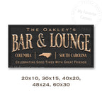 Bar & Lounge Destination Sign