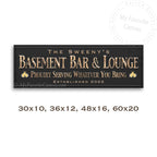 Basement Bar & Lounge Sign