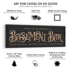 Basement Bar Crawl Sign