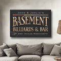 Basement Billiards & Bar Sign