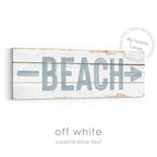 Beach Direction Arrow Rustic Sign