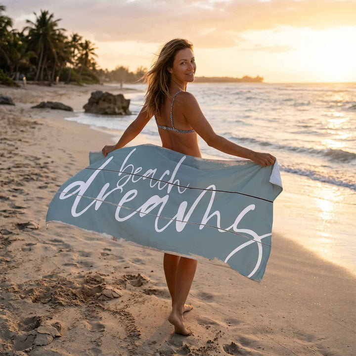 Beach Dreams v2 Beach Towel
