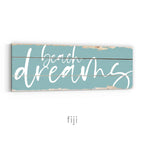 Beach Dreams Rustic Sign v3