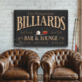 Billiards Bar & Lounge Sign