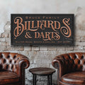 Billiards and Darts Sign
