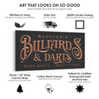 Billiards and Darts Sign