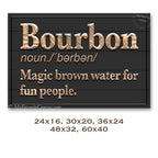 Bourbon Defined Sign