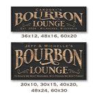 Bourbon Lounge Sign