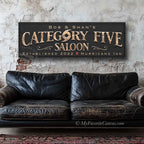Category Five Saloon Sign