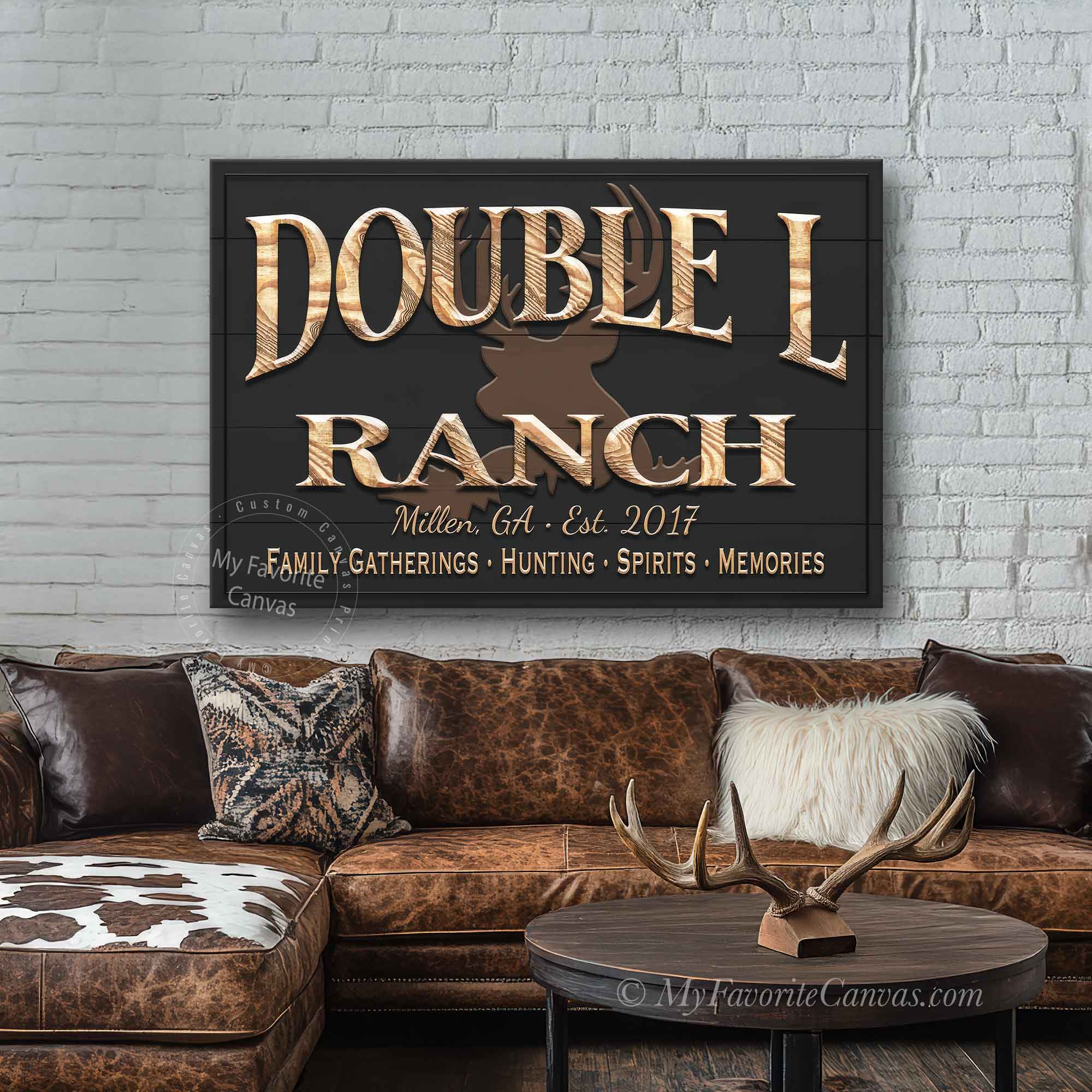 Ranch Bar & Lounge Sign – My Favorite Canvas