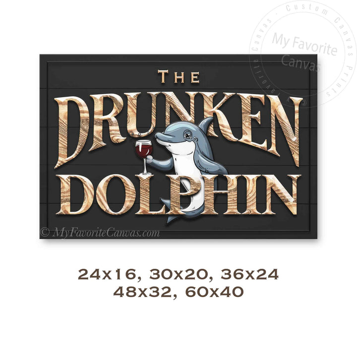 The Drunken Dolphin Bar Sign