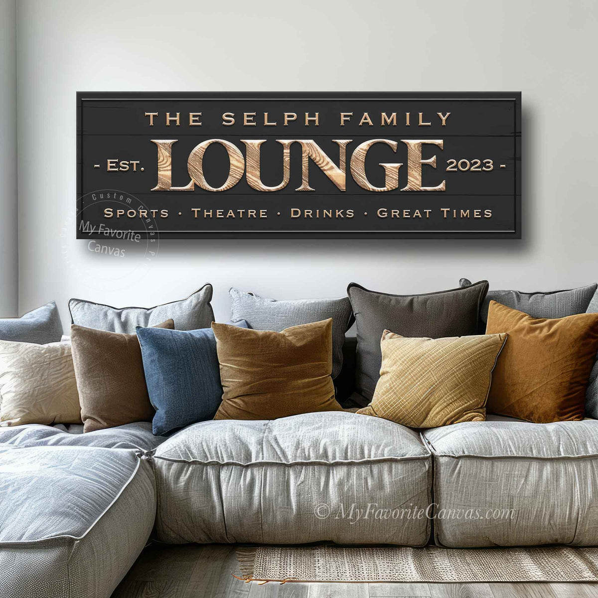 Family Lounge Sign