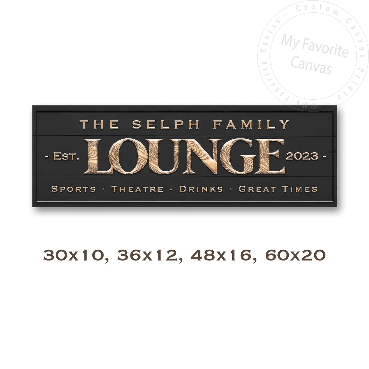 Family Lounge Sign