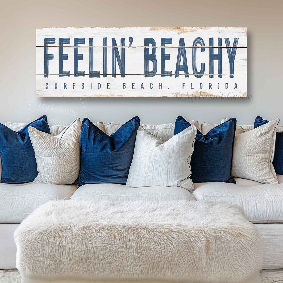 Feelin' Beachy Rustic Sign