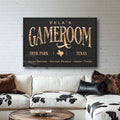 GameRoom Destination Sign