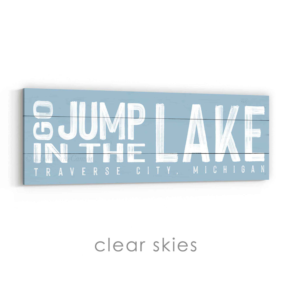 Go Jump in the Lake Sign v2