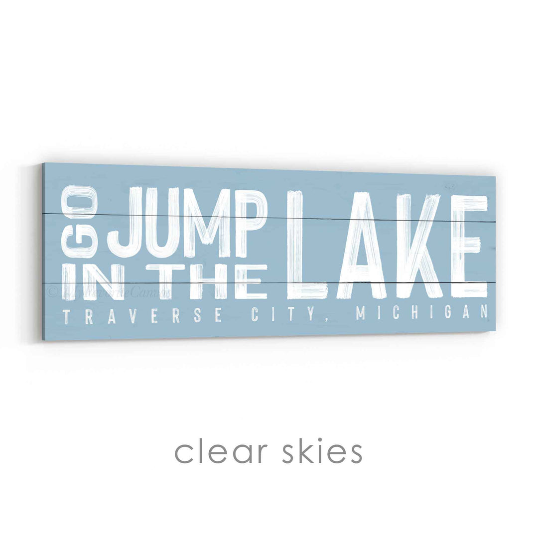 Go Jump in the Lake Sign v2