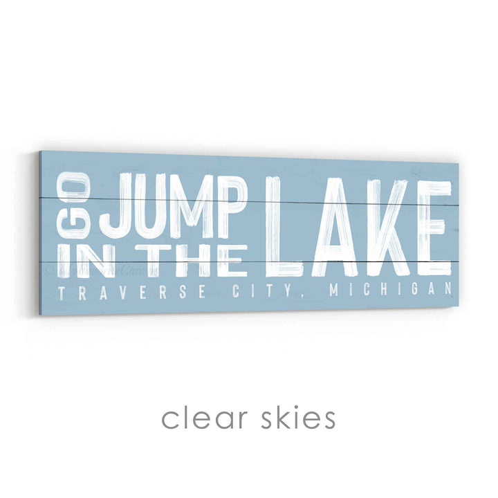 Go Jump in the Lake Sign v2