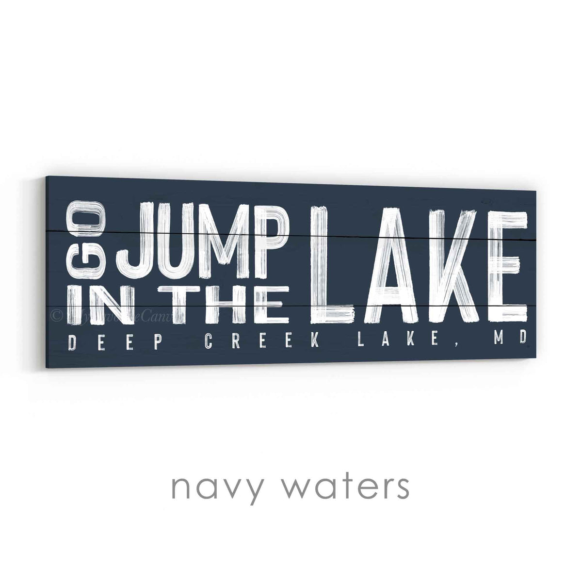 Go Jump in the Lake Sign v2