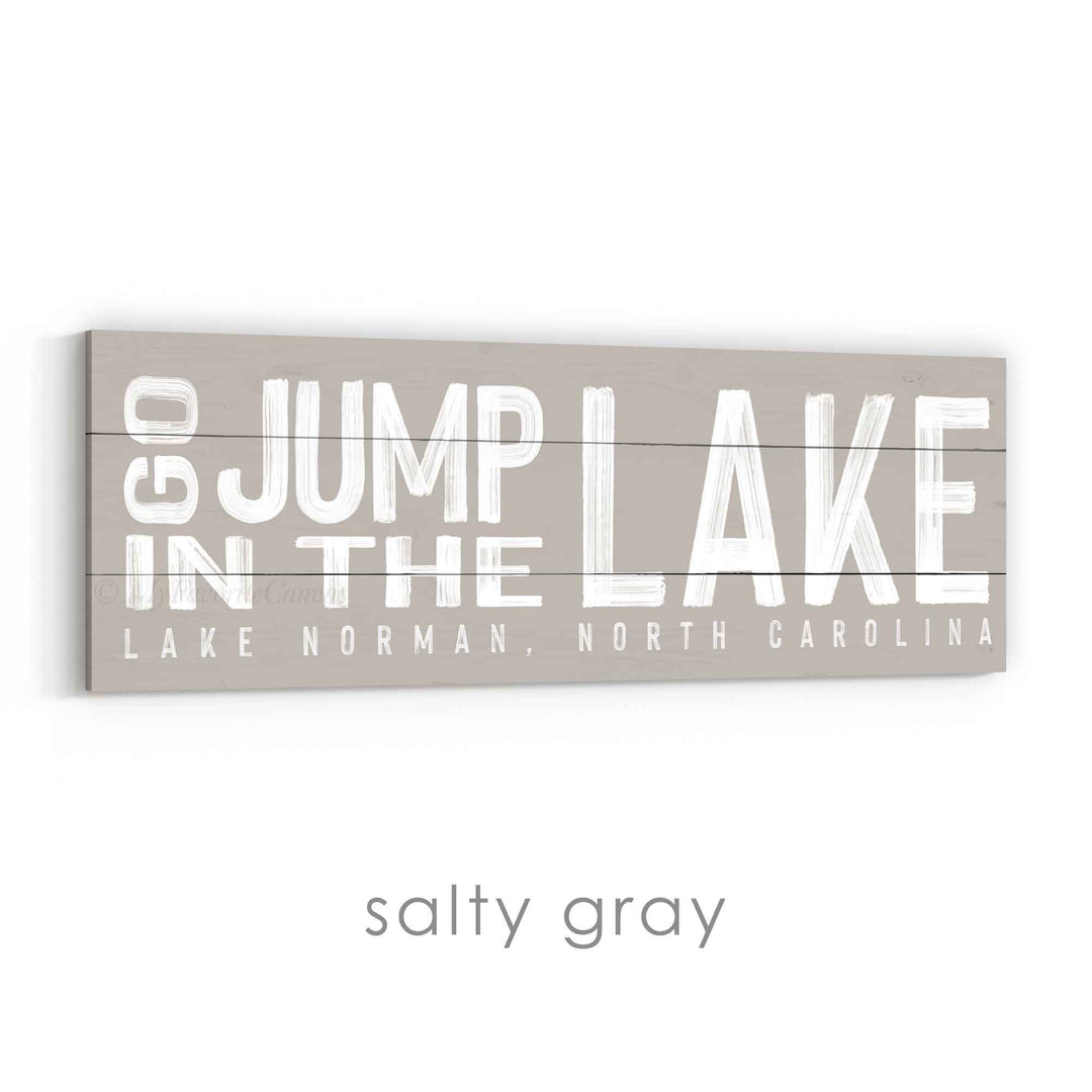 Go Jump in the Lake Sign v2