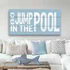 Go Jump in the Pool Sign v2