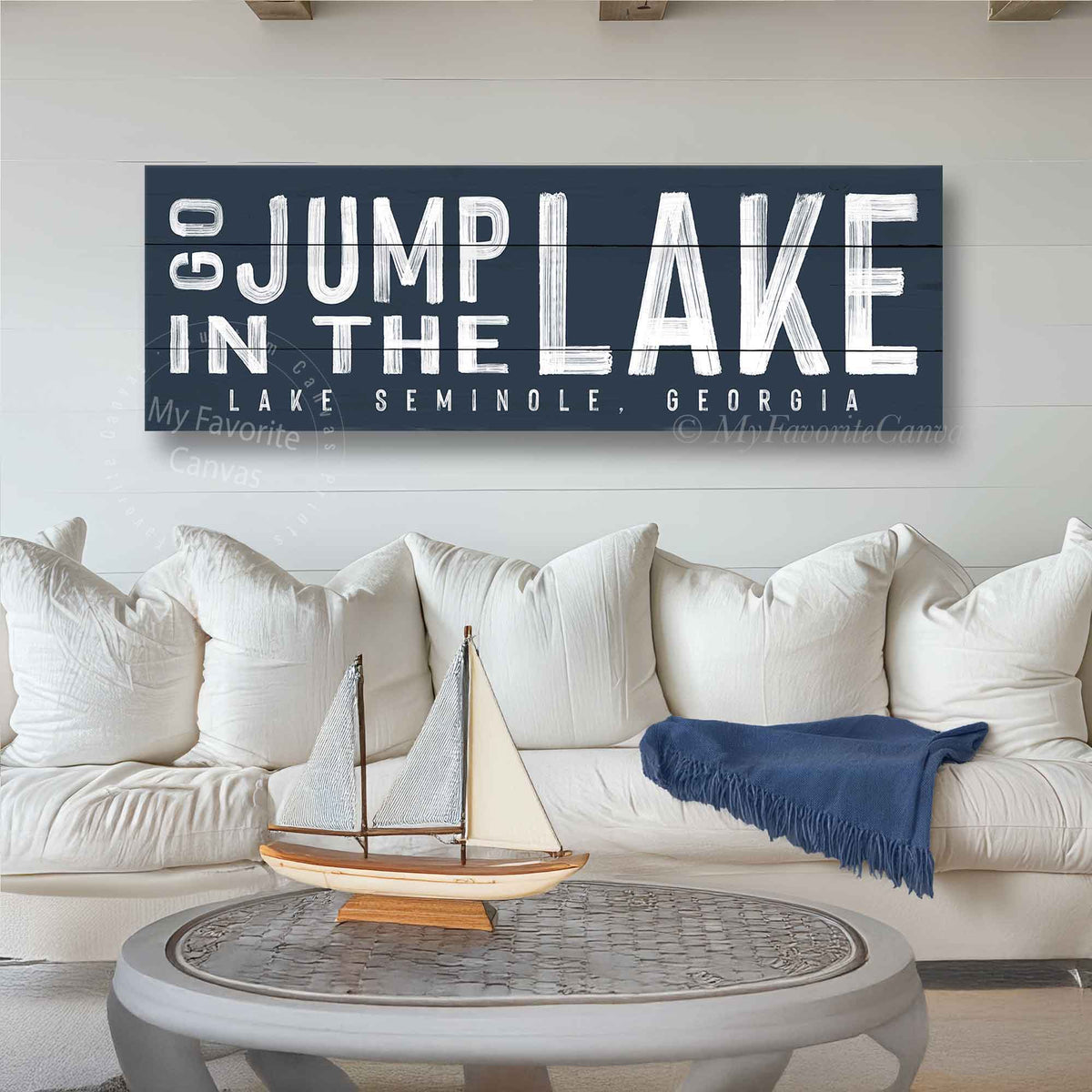 Go Jump in the Lake Sign v2