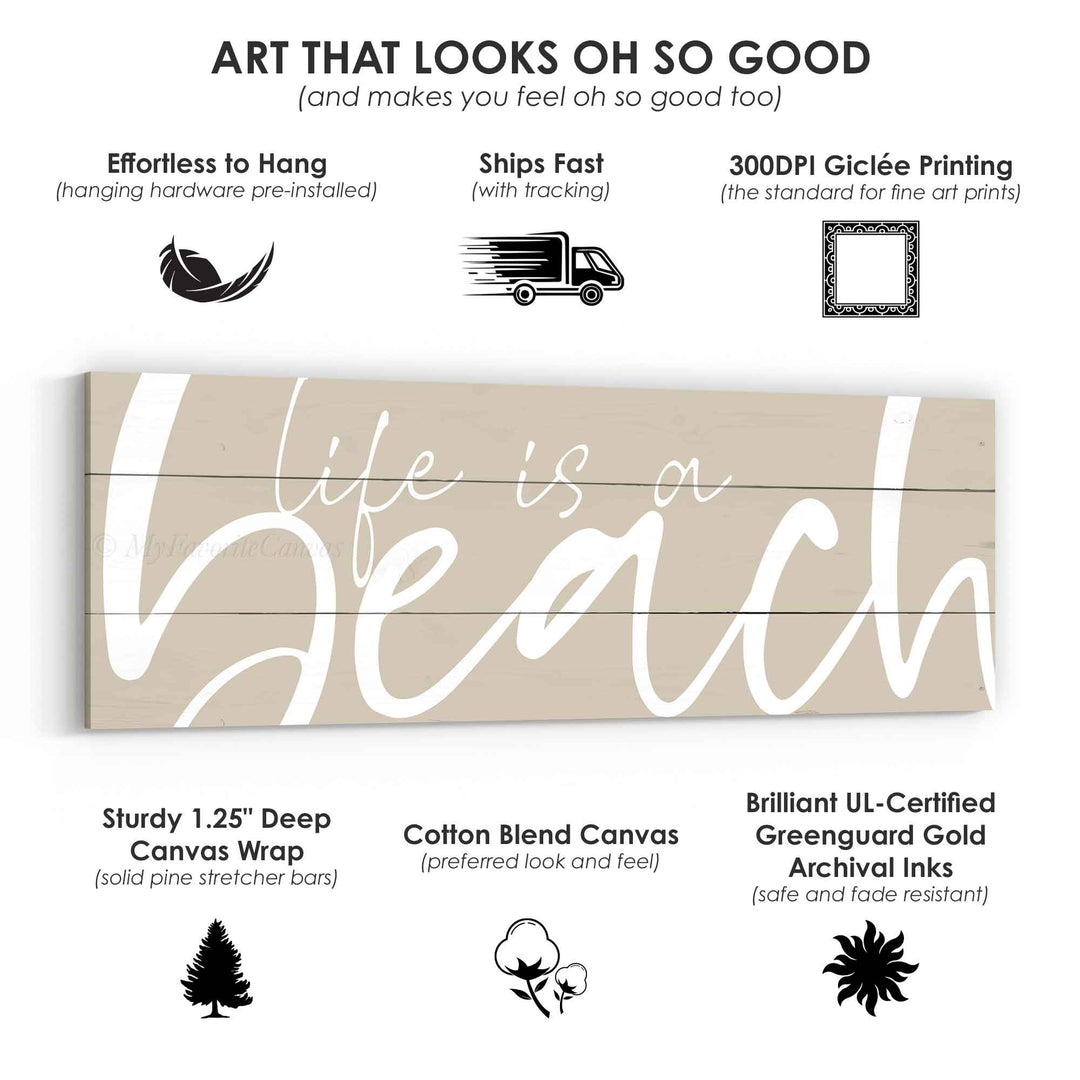 Life is a Beach Sign v2