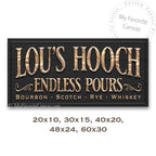Hooch Bar Sign