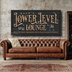 Lower Level Lounge Sign