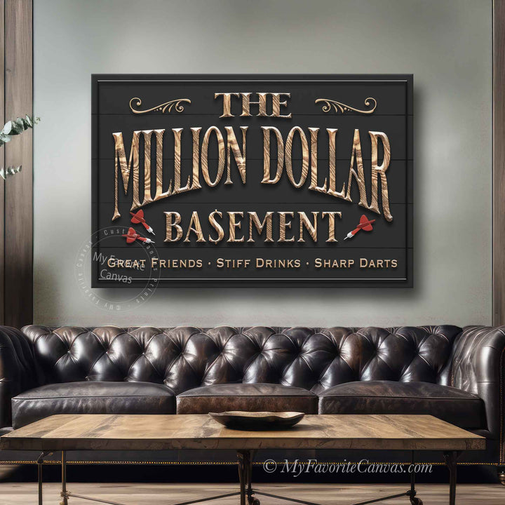 Million Dollar Basement Sign