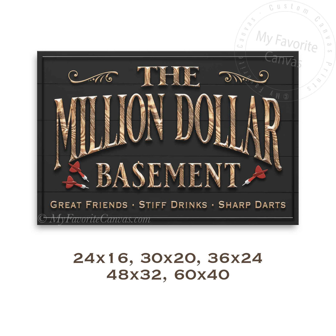 Million Dollar Basement Sign