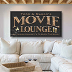 Movie Lounge Sign