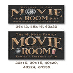 Movie Lounge Sign