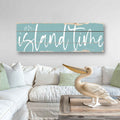 On Island Time Rustic Sign