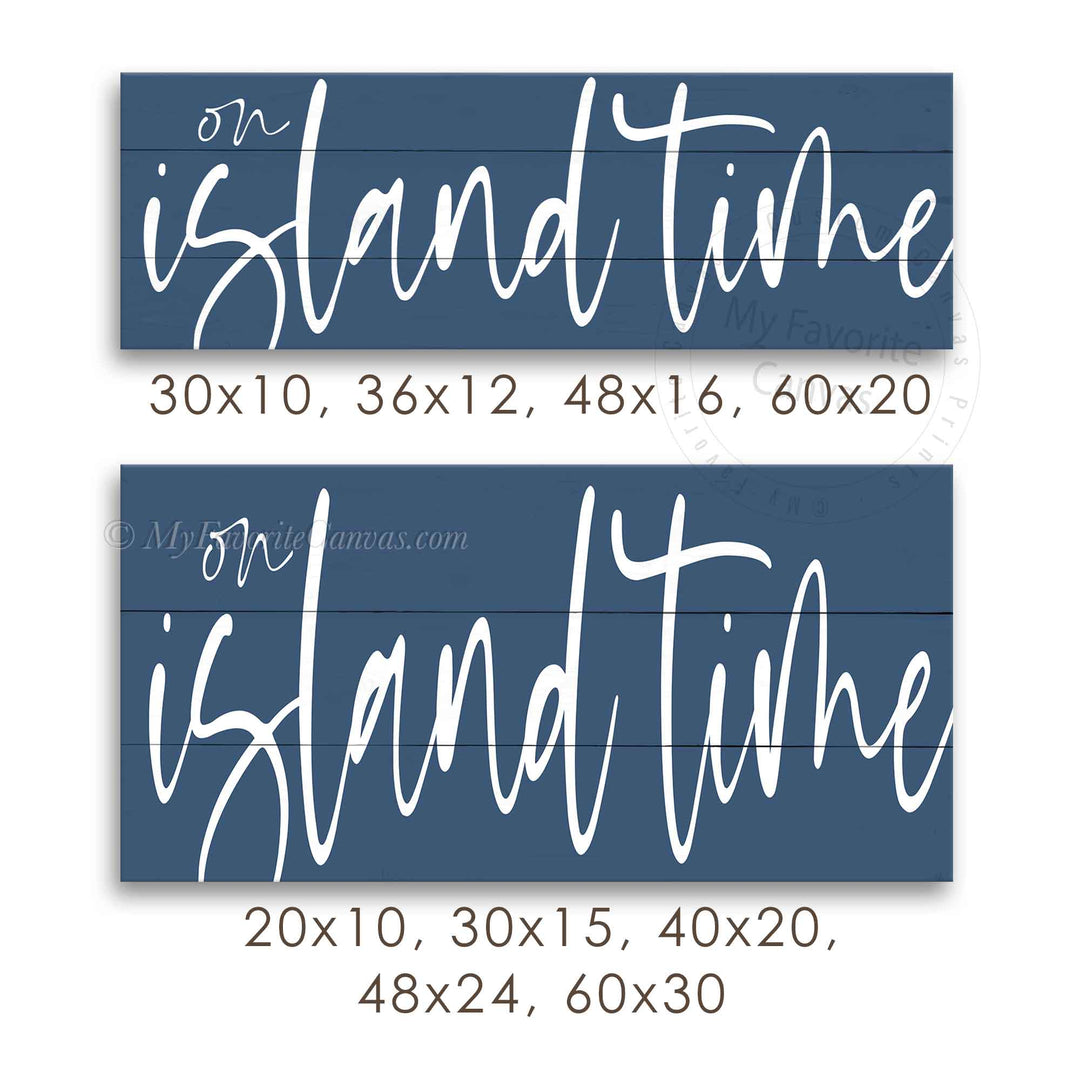 On Island Time Sign v2