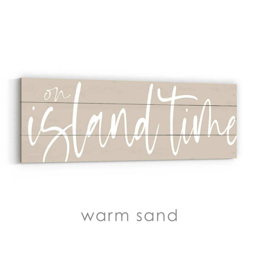 On Island Time Sign v2