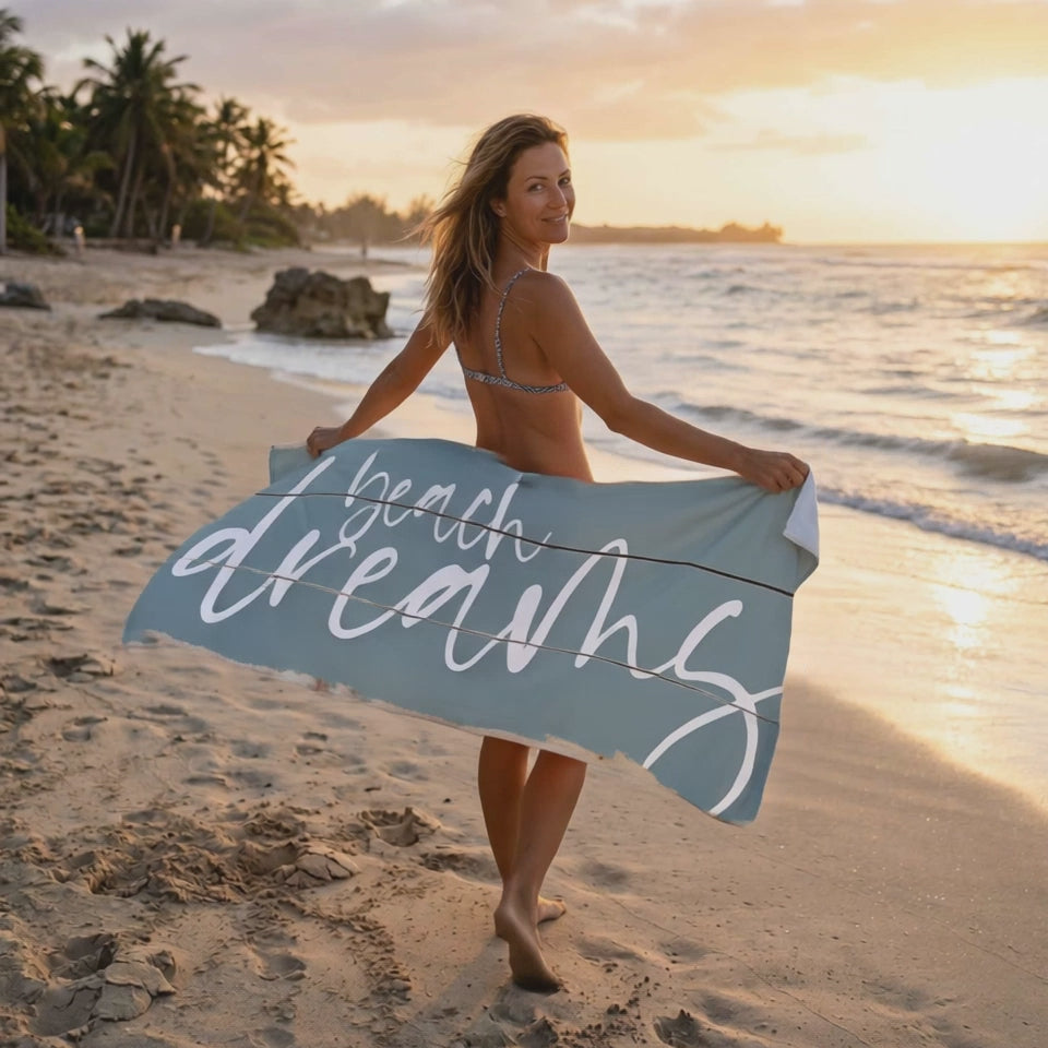 Beach Dreams v2 Beach Towel