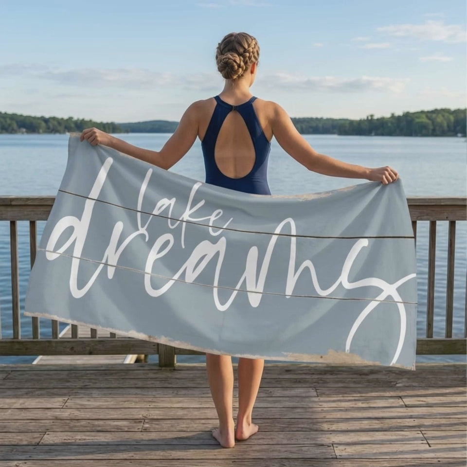 Lake Dreams v2 Beach Towel