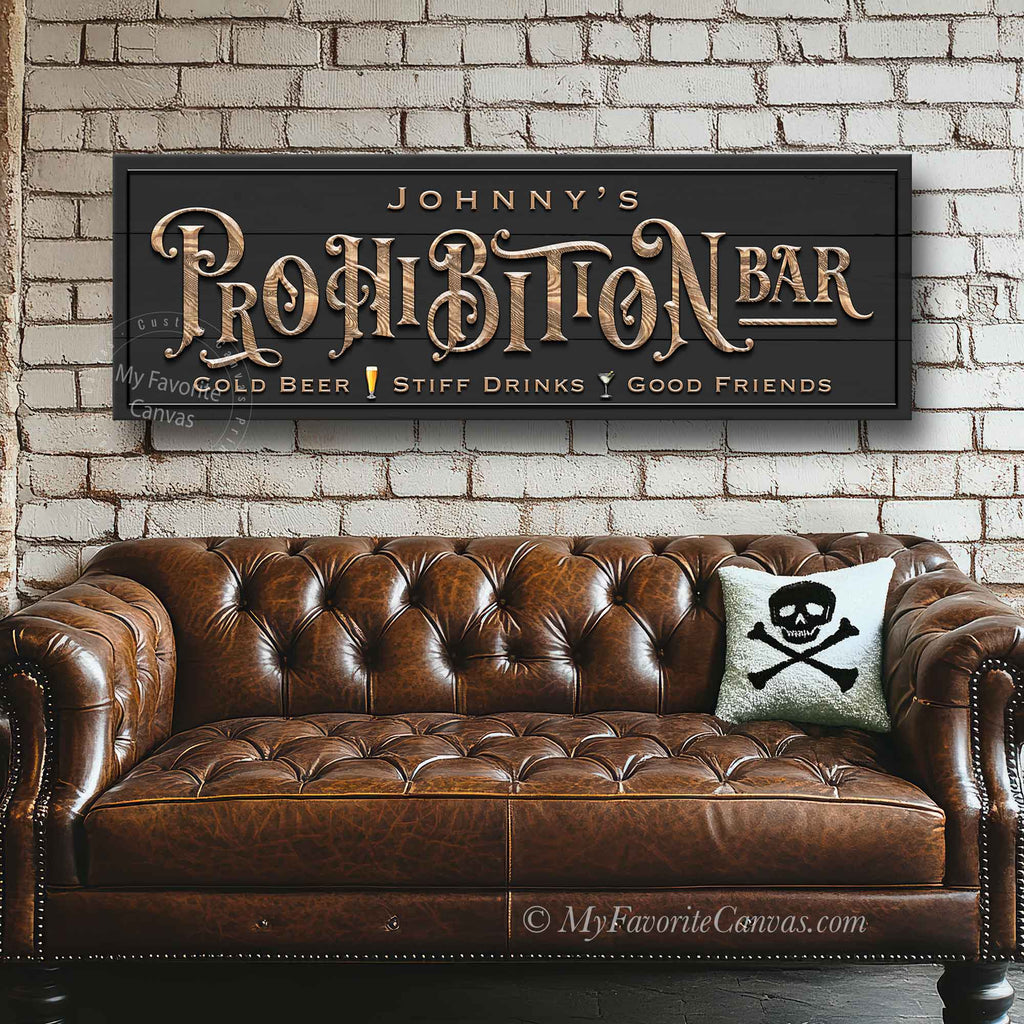 Prohibition Bar Sign