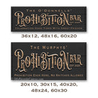 Prohibition Bar Sign