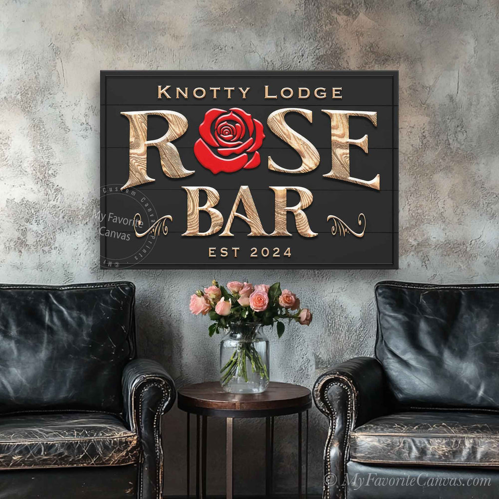 Rose Bar Sign