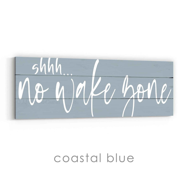 shhh... No Wake Zone Sign v3