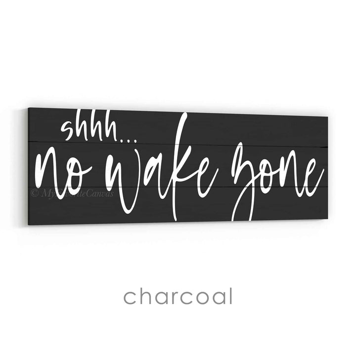 shhh... No Wake Zone Sign v3