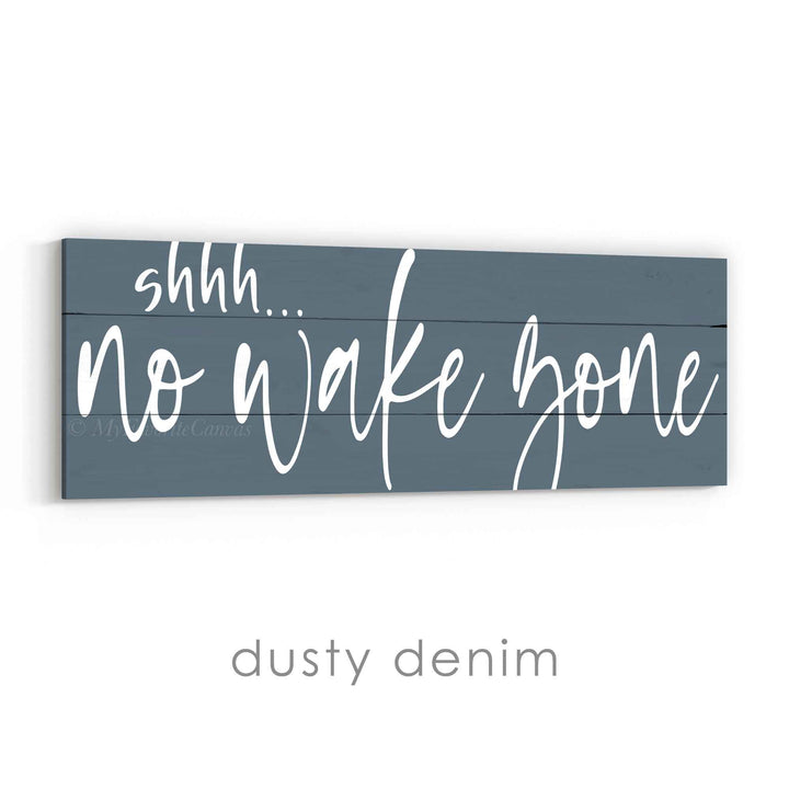shhh... No Wake Zone Sign v3
