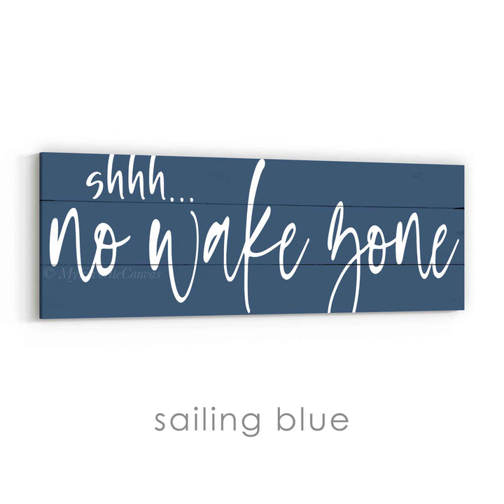 shhh... No Wake Zone Sign v3
