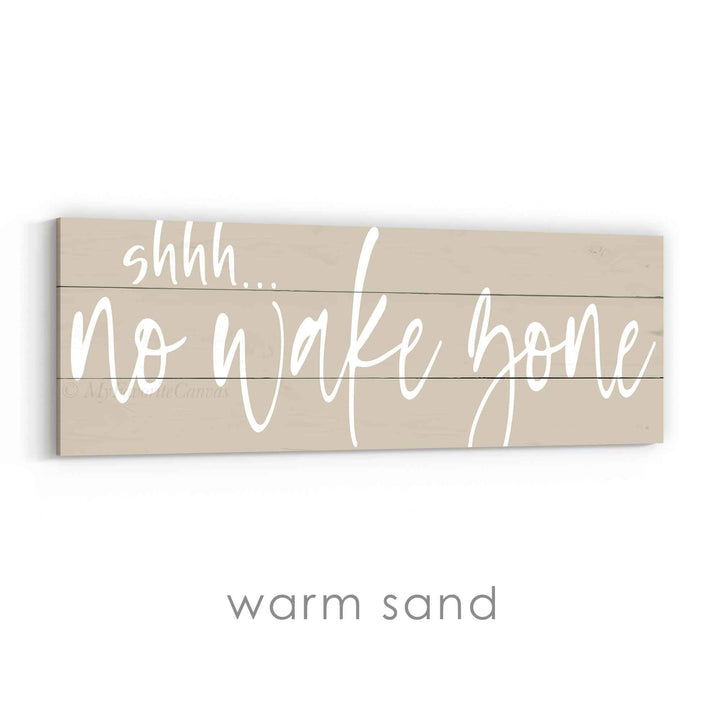 shhh... No Wake Zone Sign v3